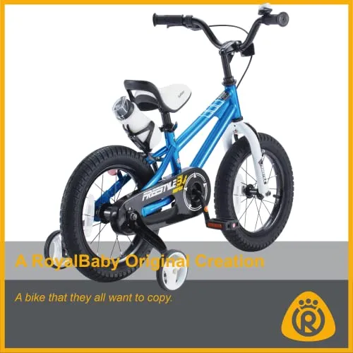 Royalbaby Kids Bike Freestyle BMX Bicycle with Training Wheels Kickstand