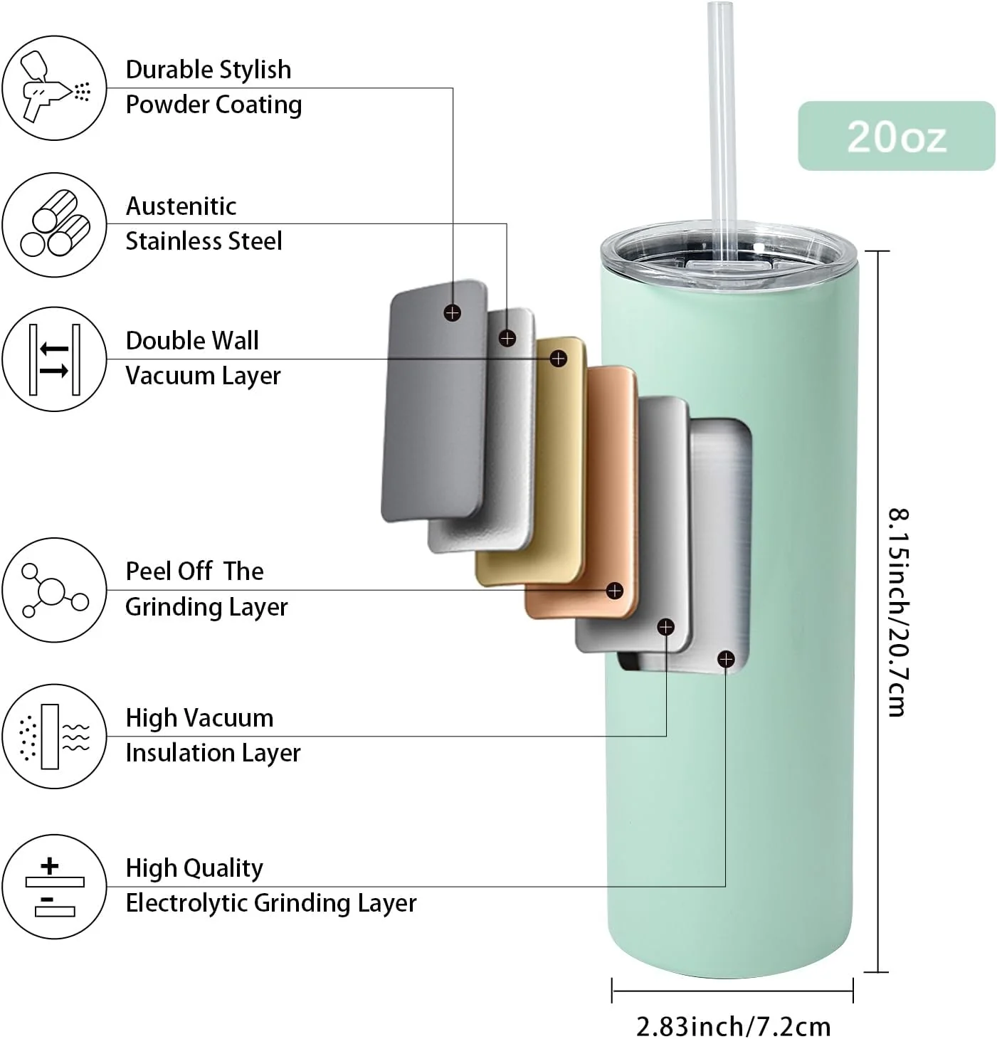 2025 40 oz sublimation glass