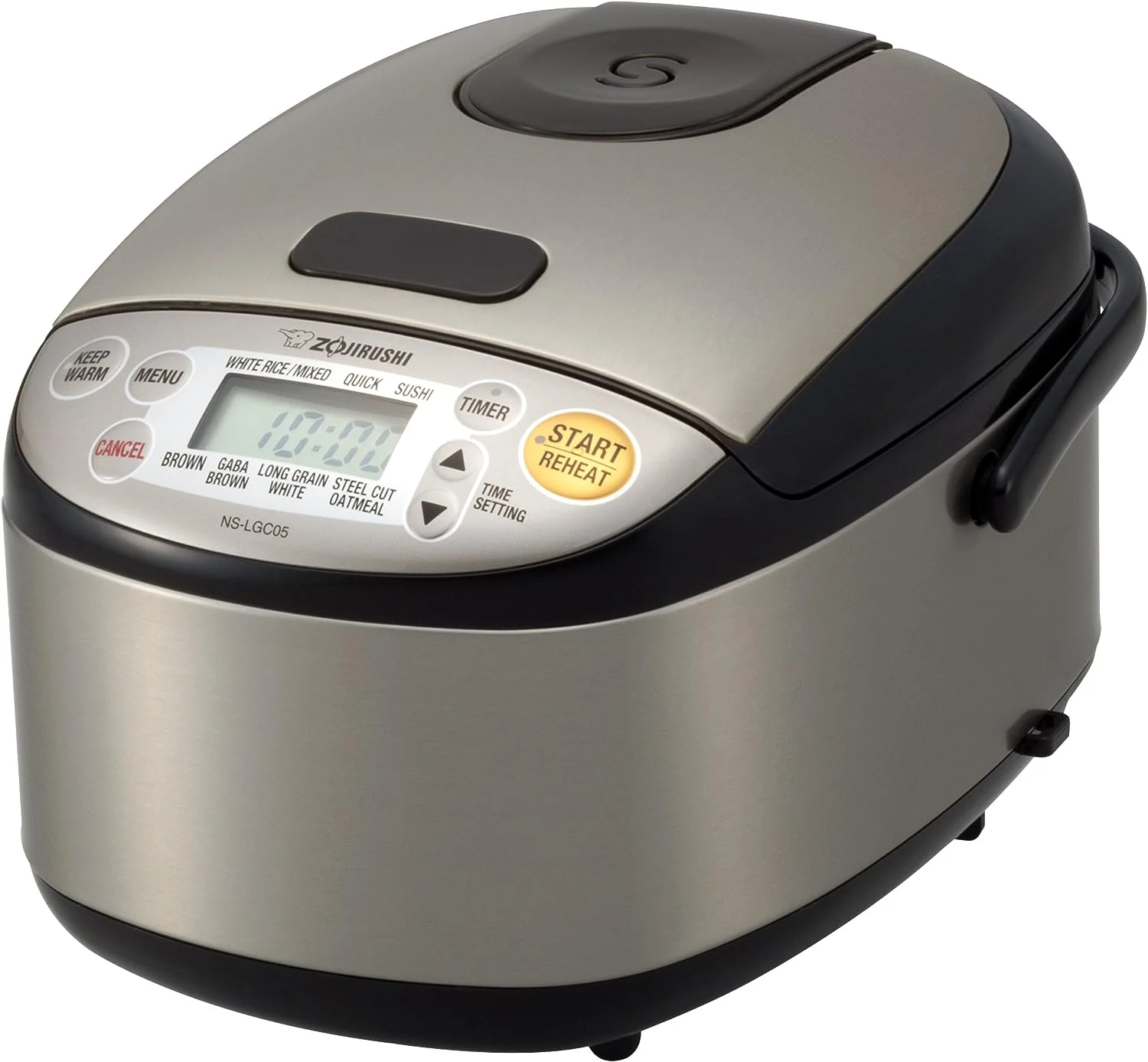 2025 Zojirushi Rice Cooker & Warmer, 3-Cups, Stainless Black