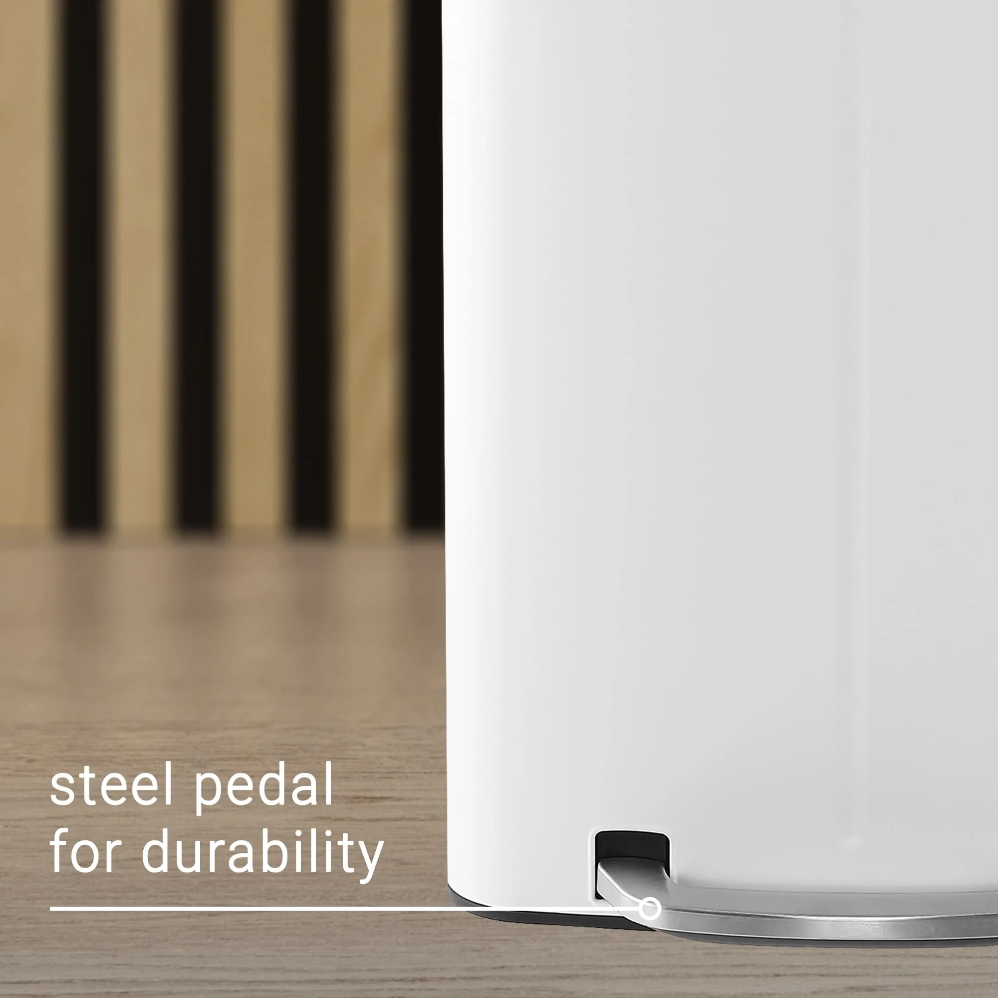 happimess 10.6-Gallon Double Bucket Trash Can with Soft Close Lid