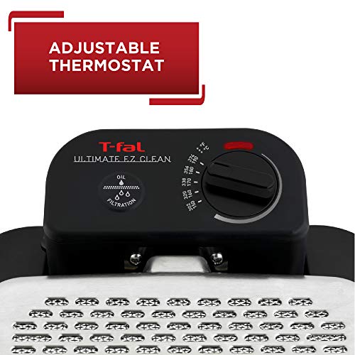 Ultimate Steel Deep Fryer with Basket 3.5 Liter Oil and 2.6 Pound Food Capacity