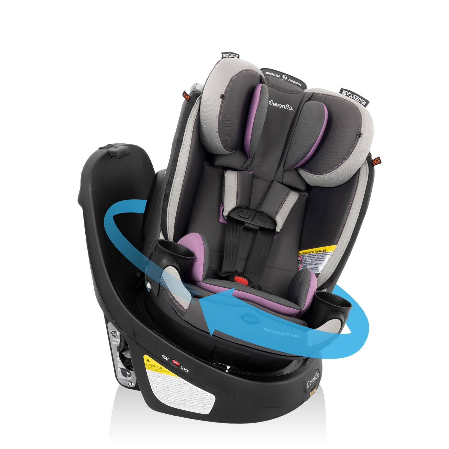 Revolve360 Slim 2-In-1 Rotational Car Seat