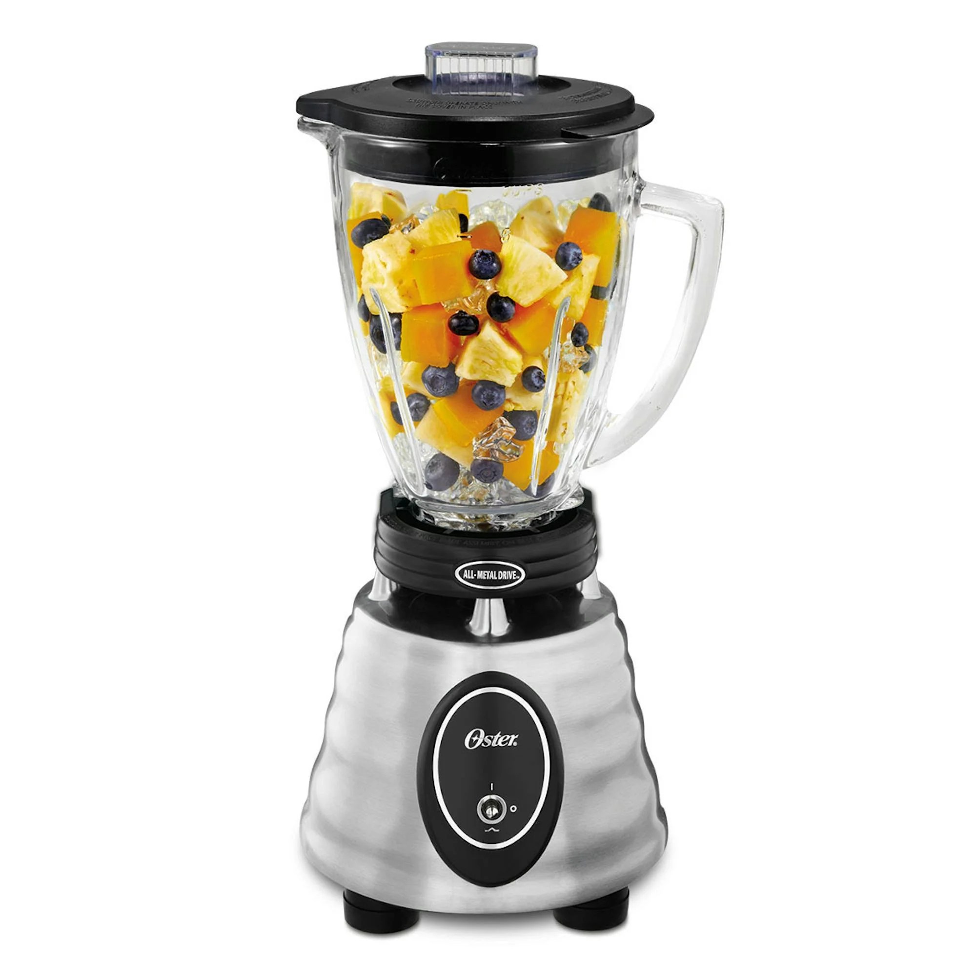 Oster® Classic Series Heritage Blender with 6-Cup Glass Jar, Stainless Steel