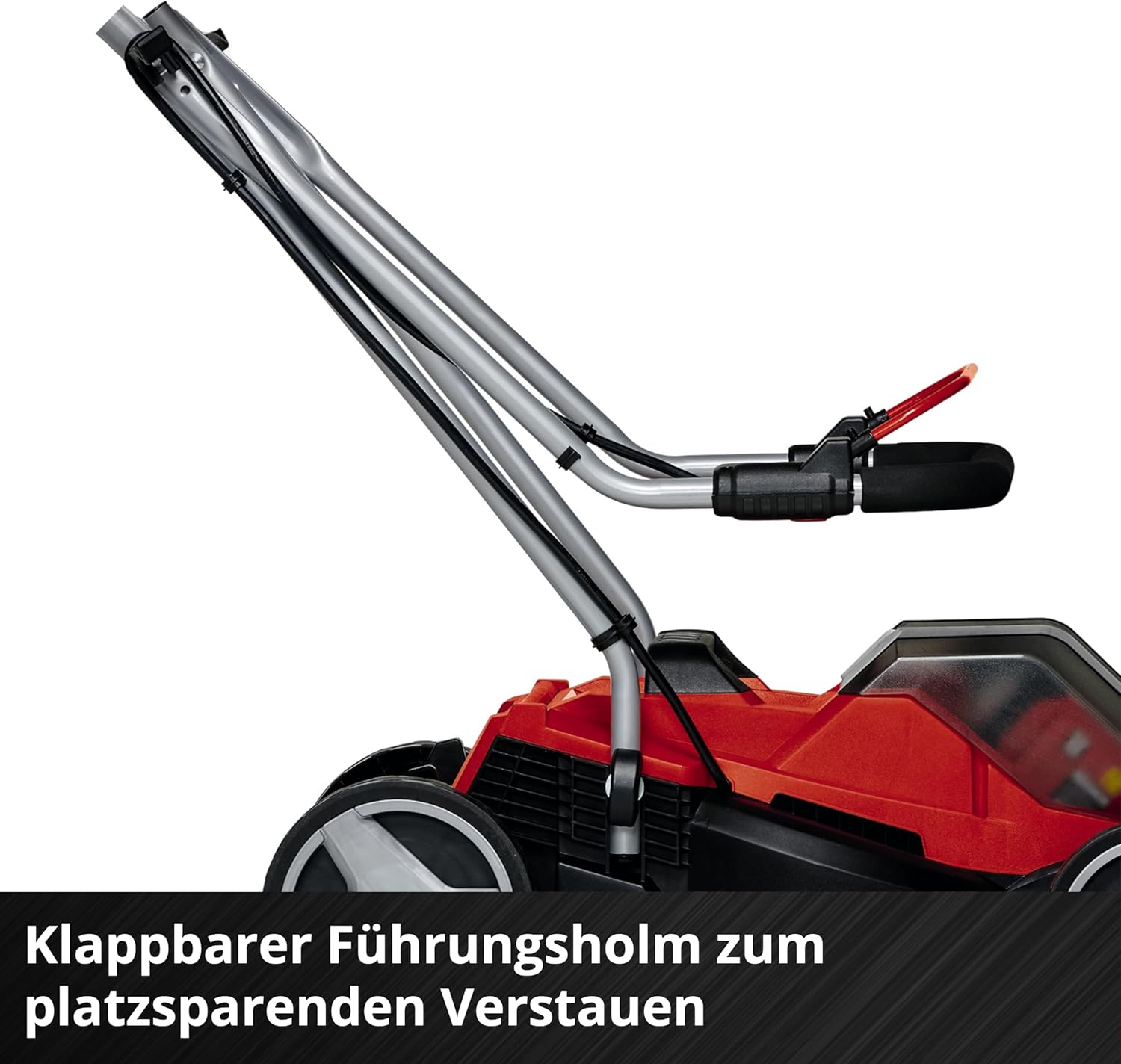 Einhell Akku-Rasenmher GE-CM 36/33 Li Kit Power X-Change (36 V, 33cm Schnittbreite, bis 250 m, 30L Fangkorb, 25-65 mm Schnitthhe, inkl. 2x 2,5 Ah Akkus + 2x Ladegerte)