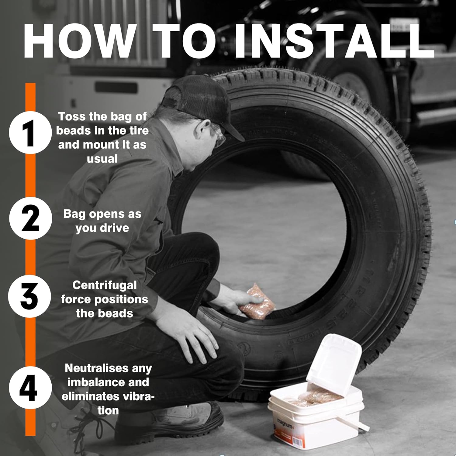 Balancing Beads Bulk Tub 17.6 lb. with Scoop