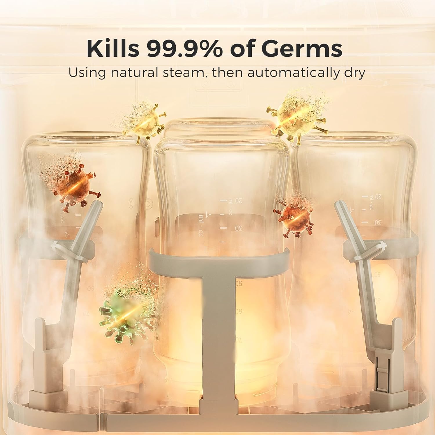 KleanPal Pro Baby Bottle Washer, Sterilizer & Dryer - All-in-One Cleaning Machine for Bottles, Pump Parts & Baby Essentials - Time-Saving & Effortless Care