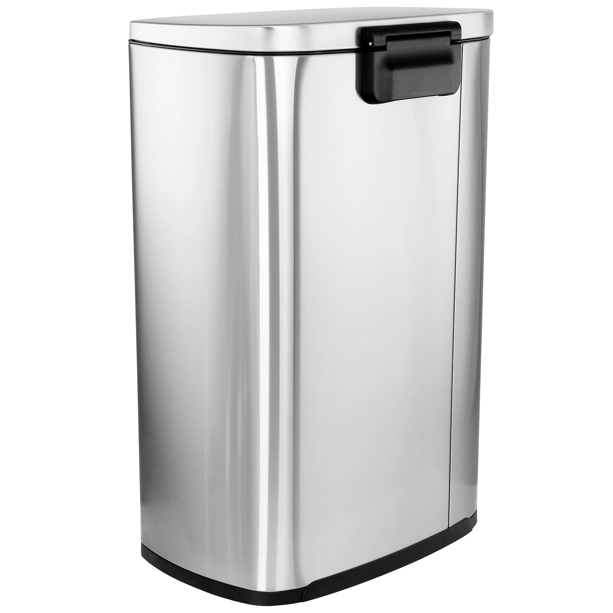 Elama 3 Piece Stainless Steel Trash Can