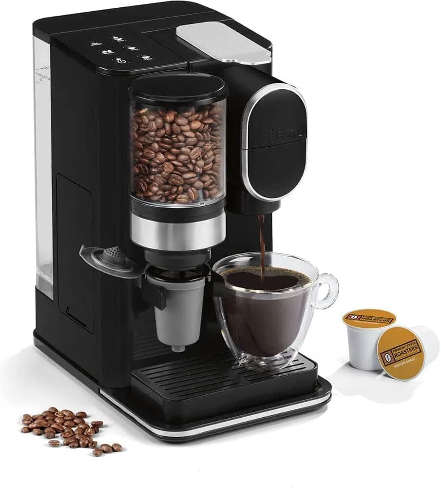 Single Serve Coffee Maker + Coffee Grinder