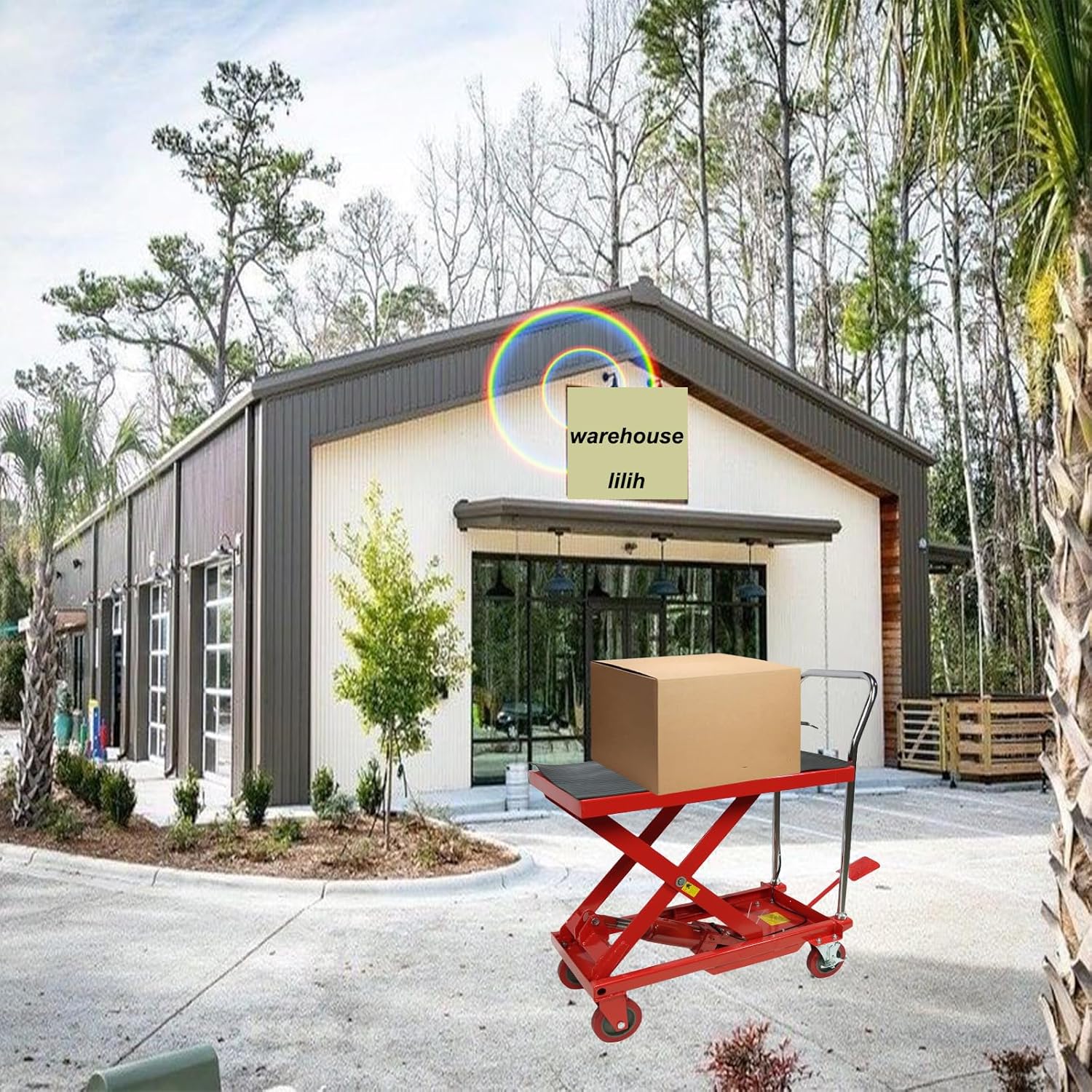 660LBS Hydraulic Lift Table Cart – 31