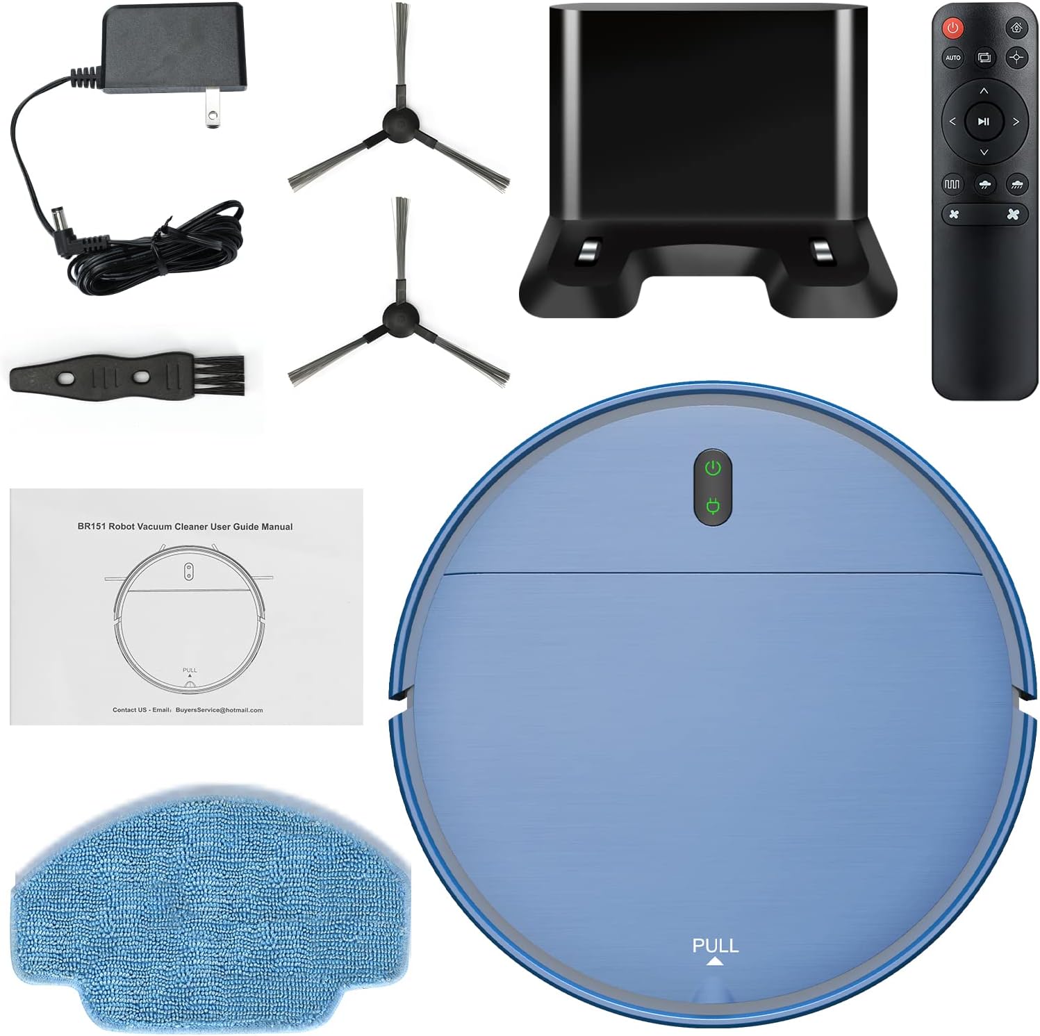 Sweeping robot and mop combo, self-charging, slim