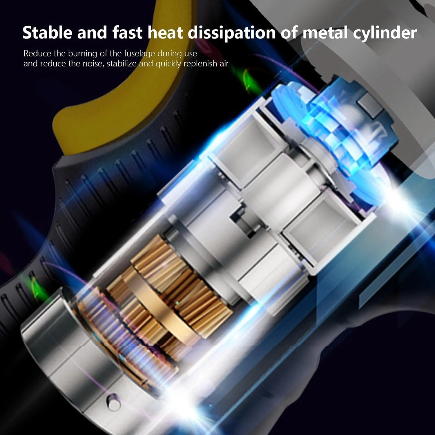 2025 Tire Inflator Pump with Emergency LED Light - 12V