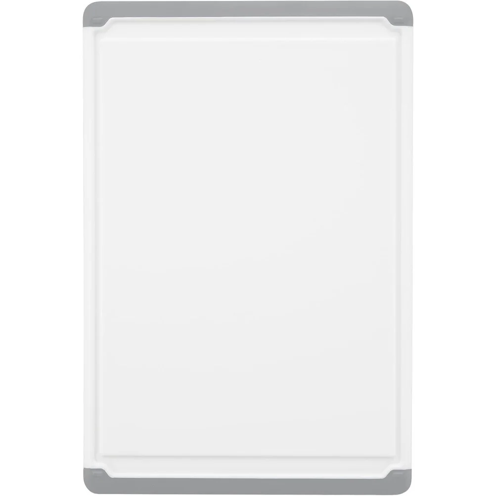 Plastic Cutting Boards - Large 18 x 12 Inch Rubber Cutting Board with Juice Grooves, Non-Slip, Dishwasher Safe Cutting Boards