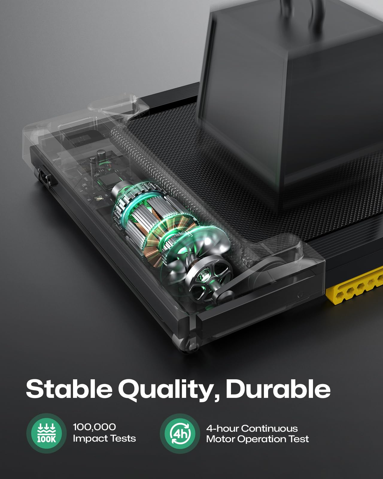 UREVO Smart Walking Pad, Compact Under Desk Treadmill