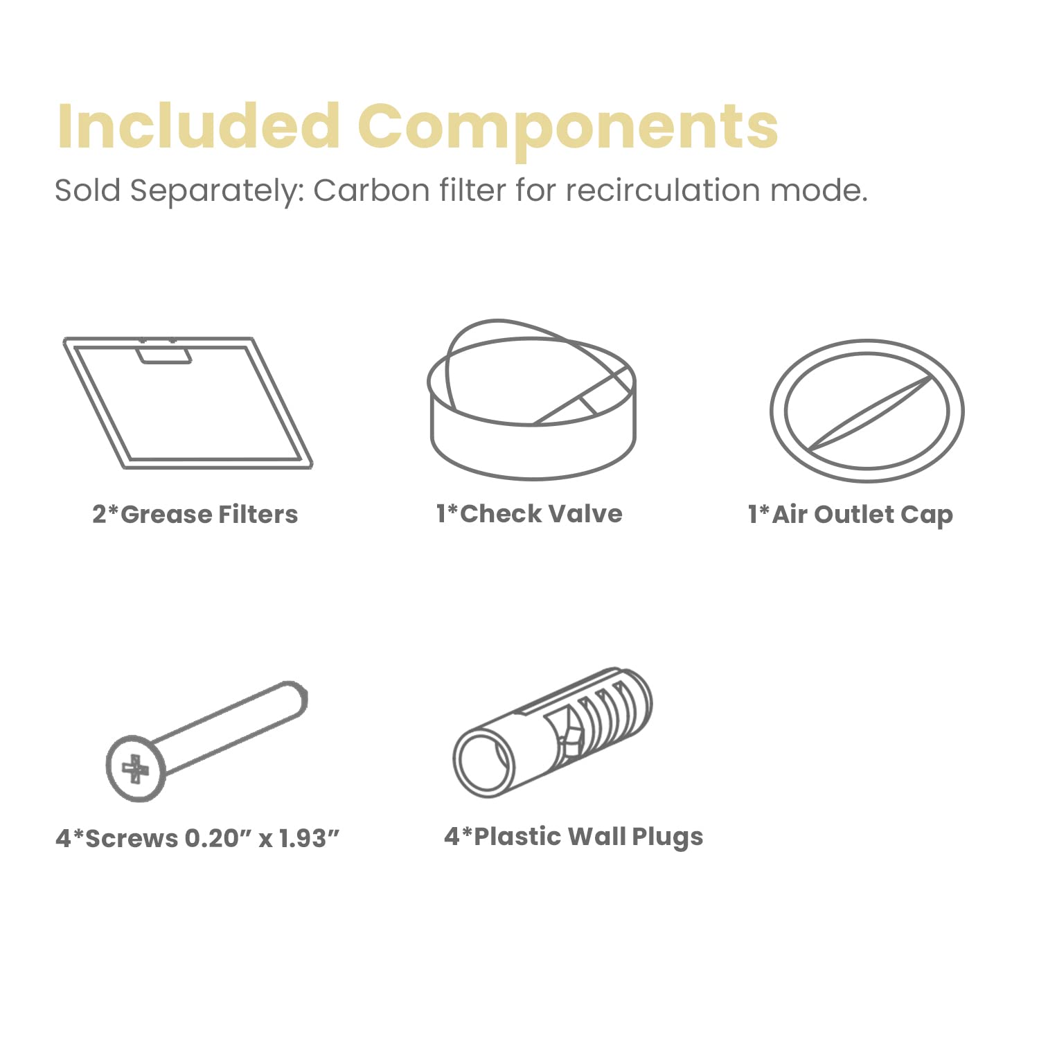 Comfee 30 inch Under Cabinet Ducted/Ductless Convertible Slim Vent Durable Stainless Steel Kitchen Reusable Filter