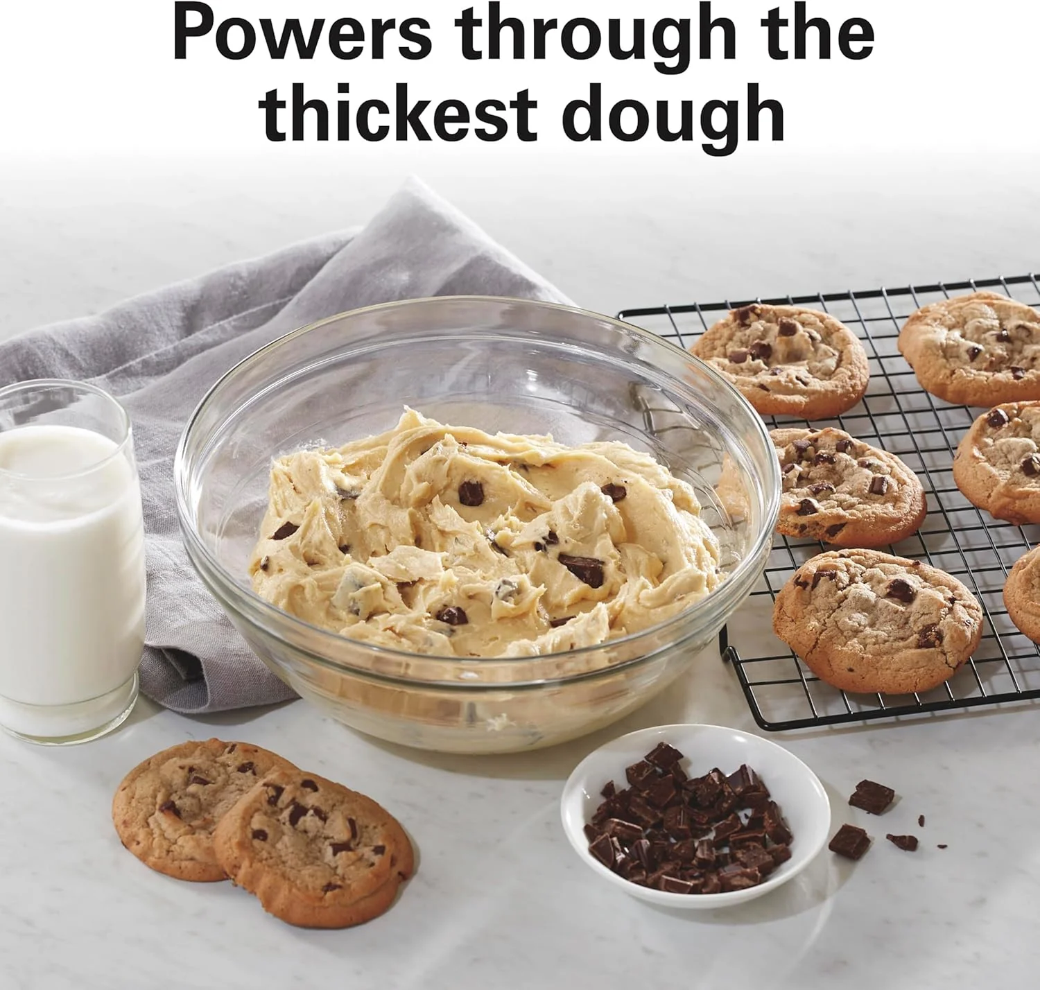 Hamilton Beach Electric Stand Mixer, 4 Quarts, Dough Hook, Flat Beater Attachments, Splash Guard 7 Speeds with Whisk, Black