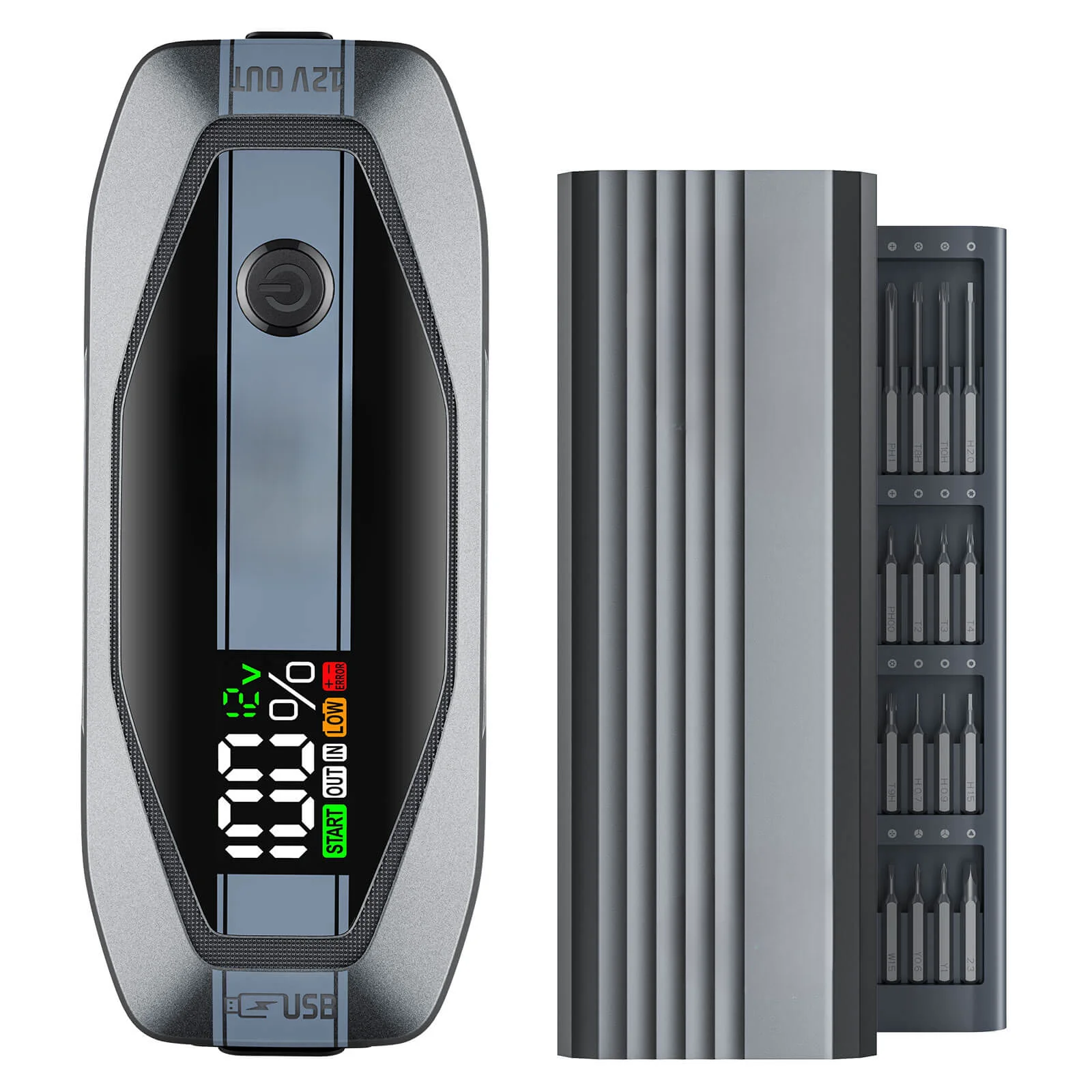 Precision Electric Screwdriver and T8 APEX Jump Starter Standard Package