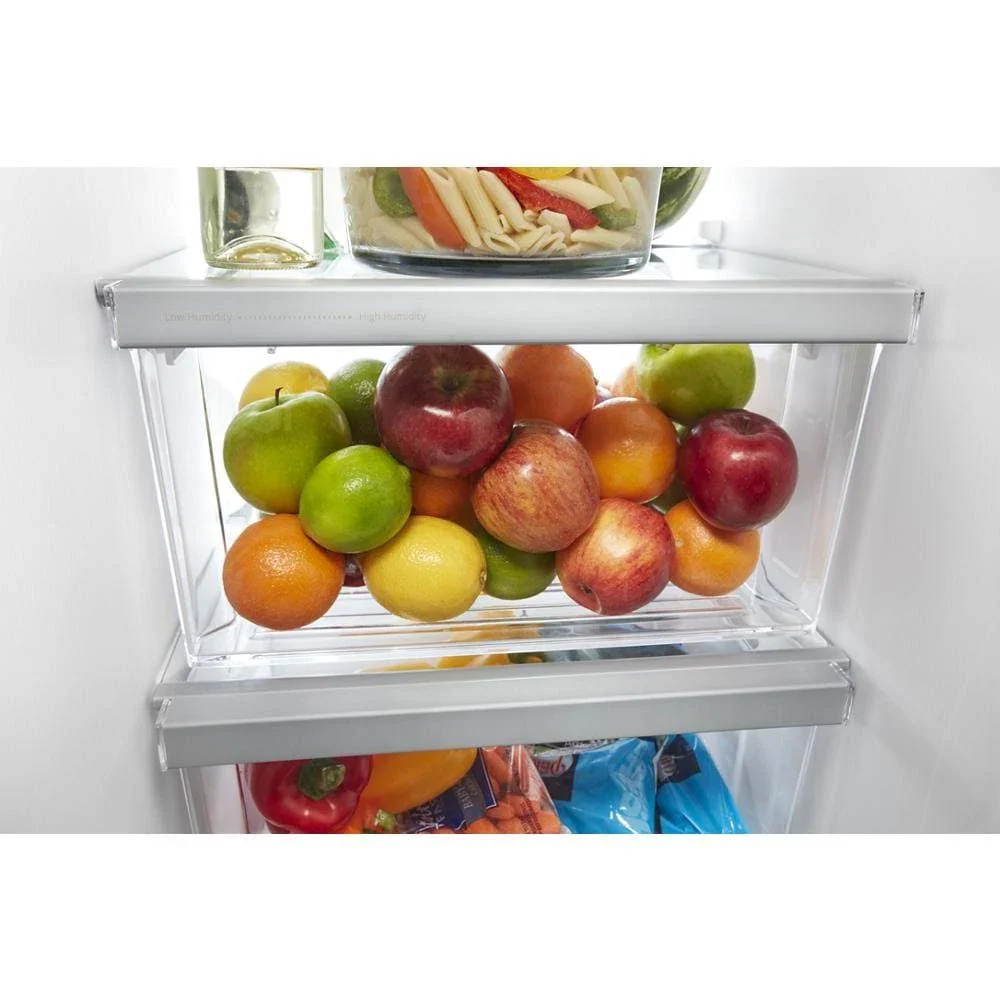 2025 36-Inch Wide Side-By-Side Refrigerator - 24 Cu. ft. Stainless Steel