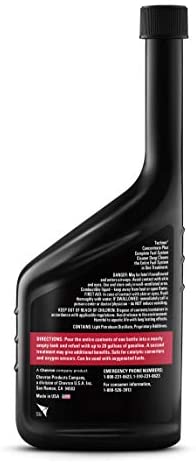 Chevron Techron Protection Plus Marine Fuel System Treatment, 10 oz, Pack of 1