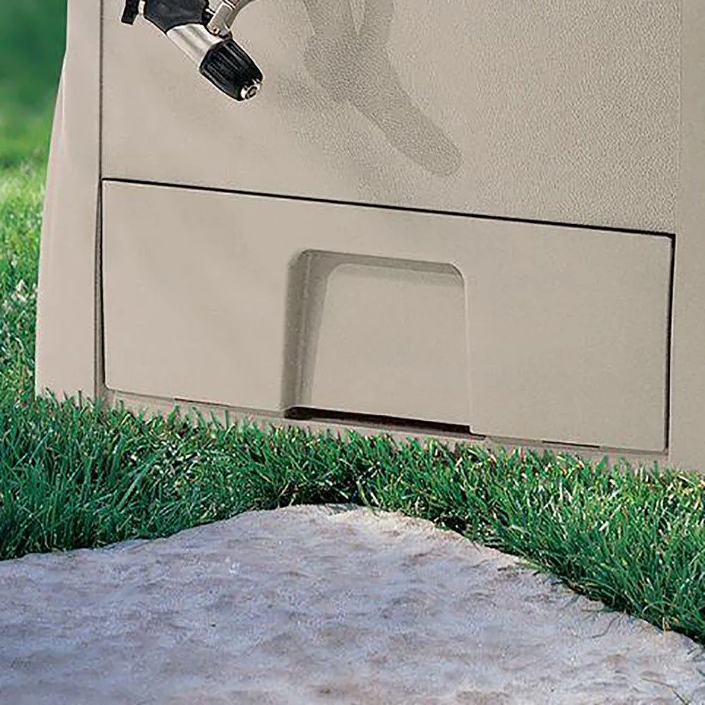 100 ft.Auto Power Rewind Hose Reel, Light Taupe