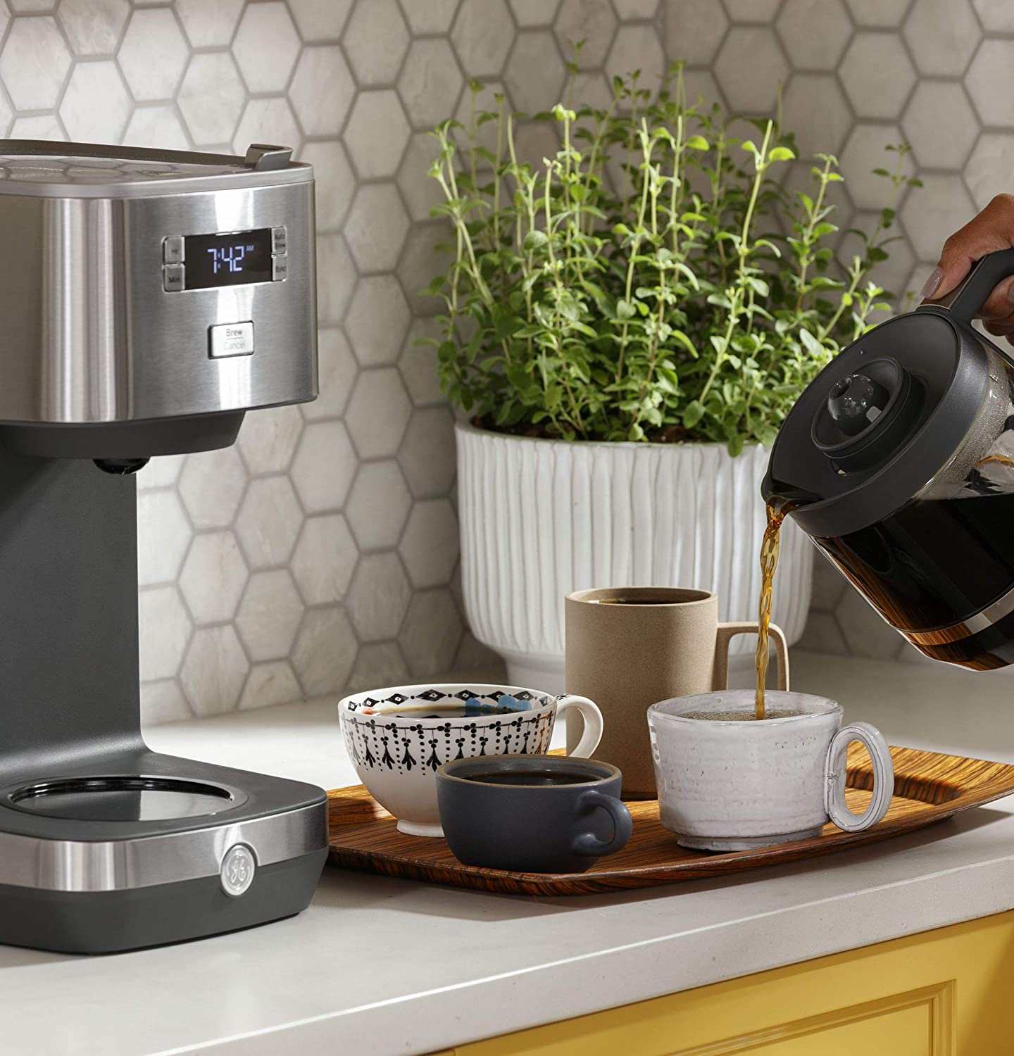 12-Cup Stainless Steel Residential Drip Coffee Maker