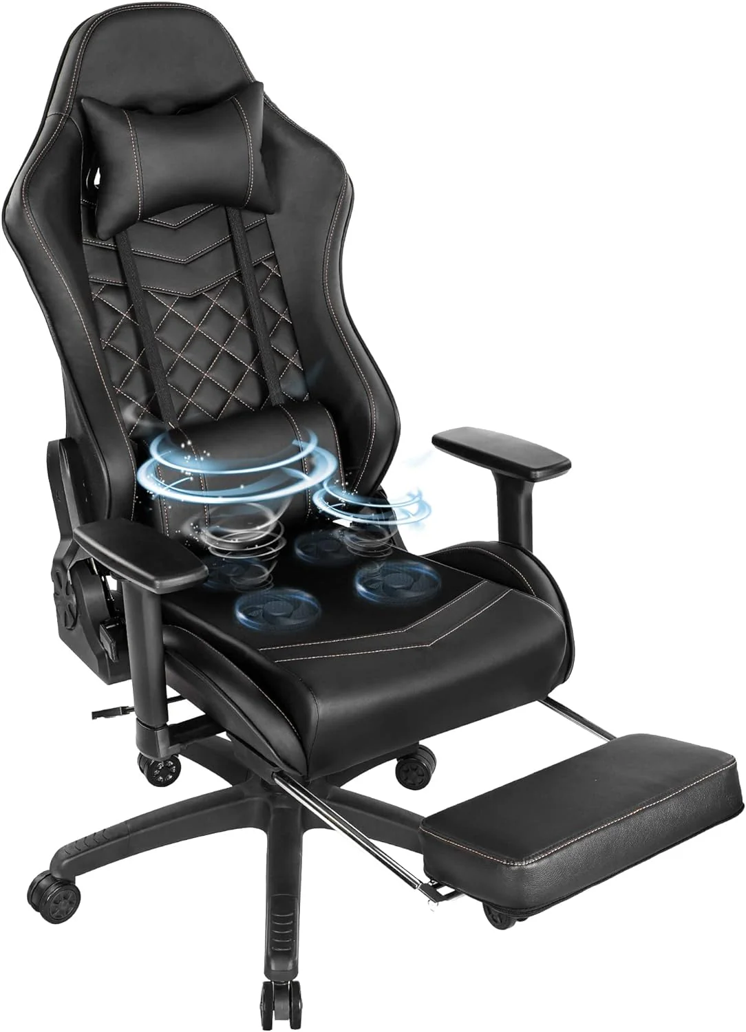 2025 Classic PU Leather Large and Tall Ergonomic Computer Chair