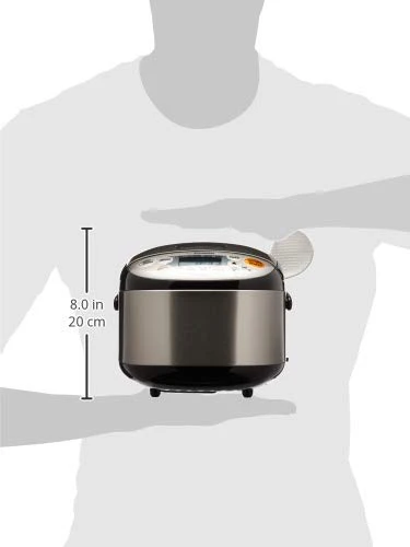 2025 Zojirushi Rice Cooker & Warmer, 3-Cups, Stainless Black