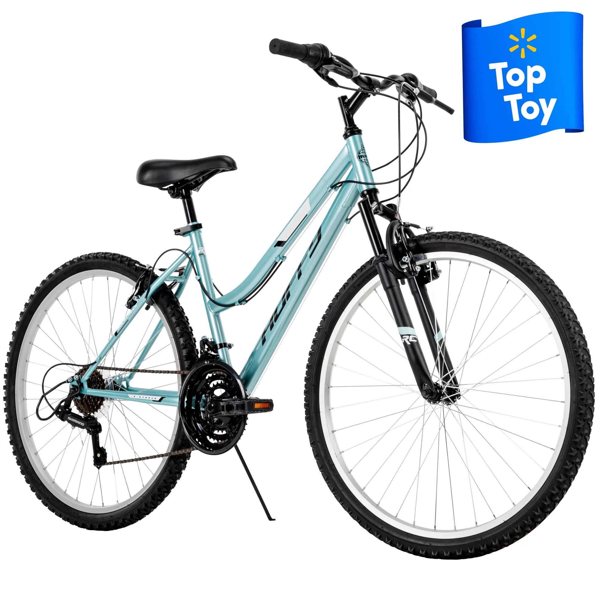 Huffy 26′′ Rock Creek Mountain Bike, Fits Riders 5’0′′+, Mint, Adult, Women’s