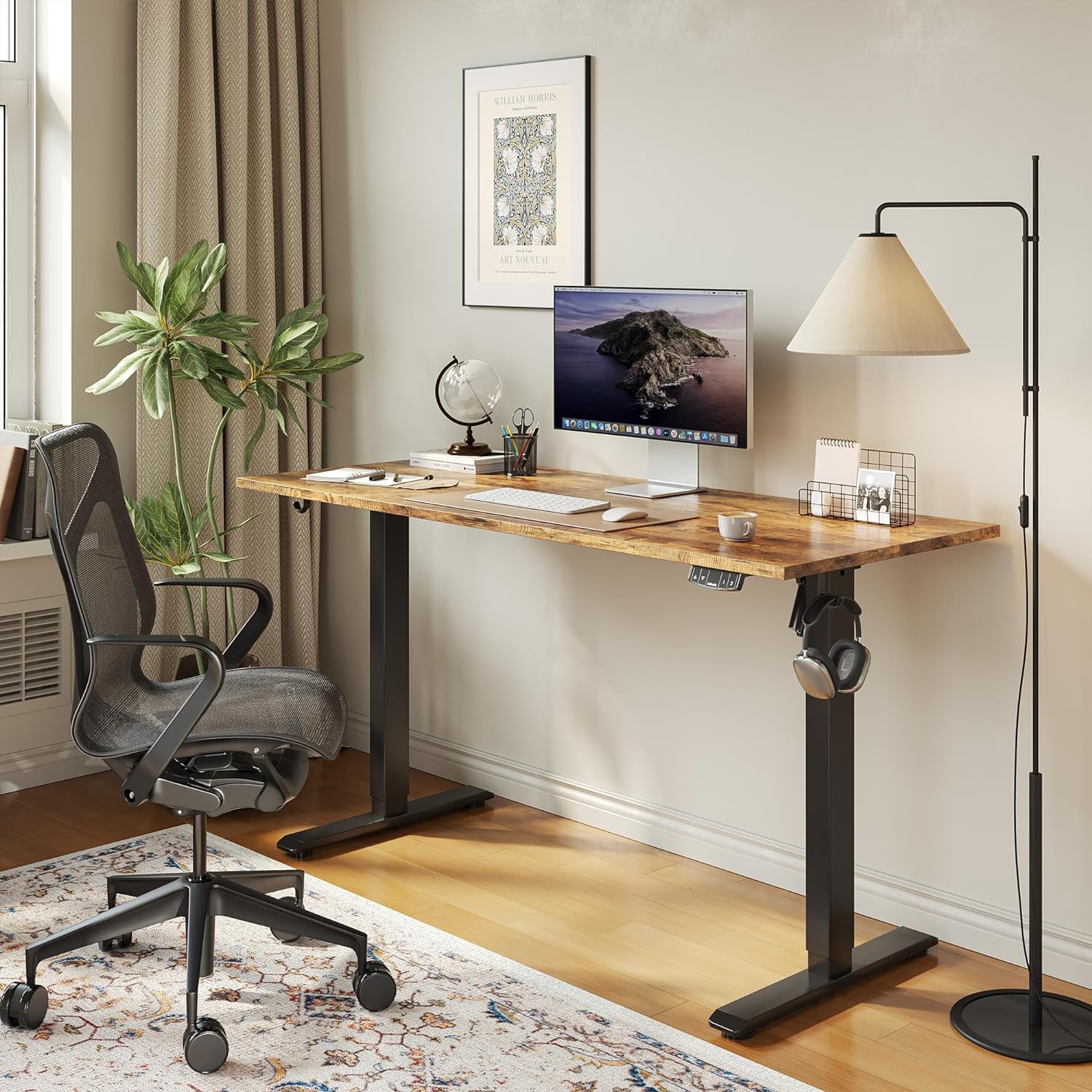 Electric Standing Desk 48 x 24 Inches Height Adjustable Desk