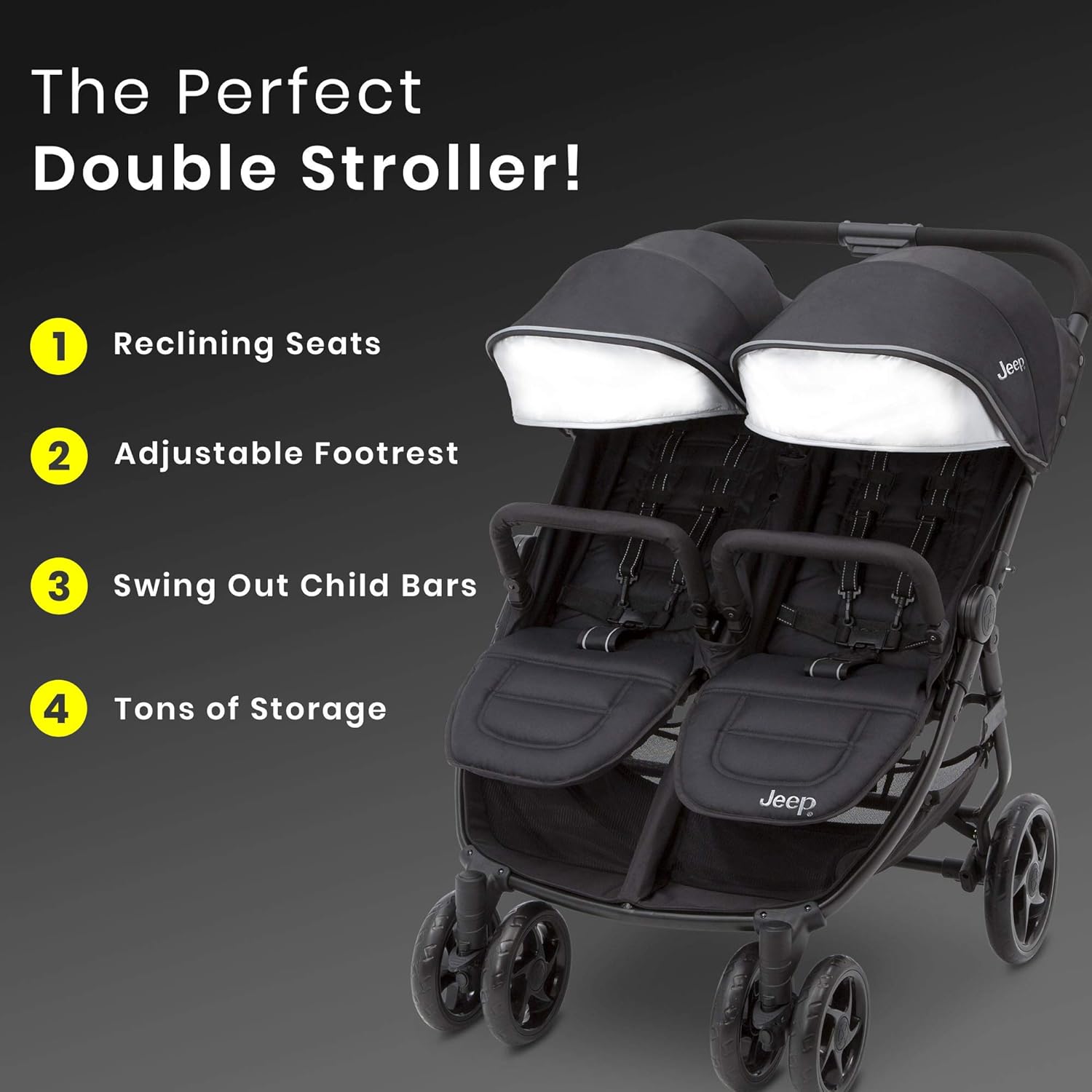 Jeep Destination Ultralight Side X Side Stroller