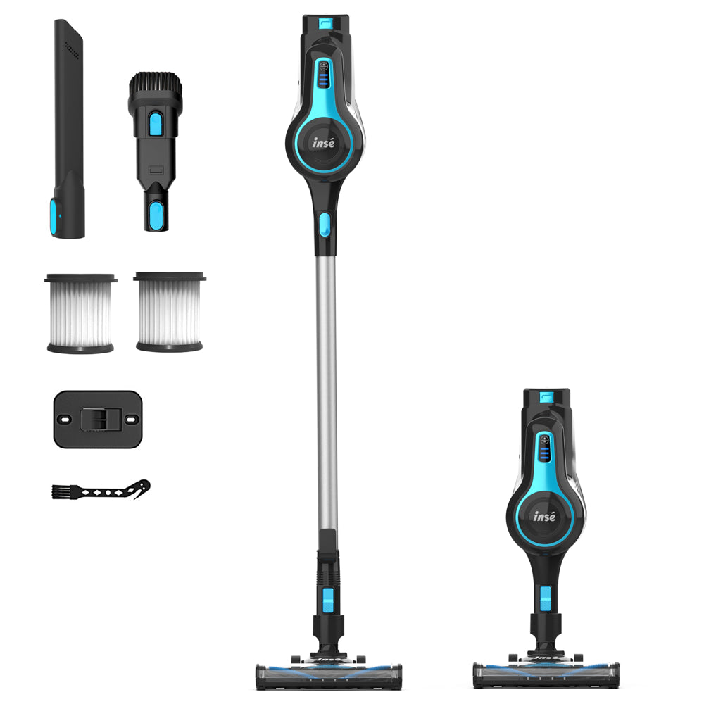 INSE Cordless Vacuum Cleaner, 6 in 1 Powerful Suction Lightweight Stick Vacuum