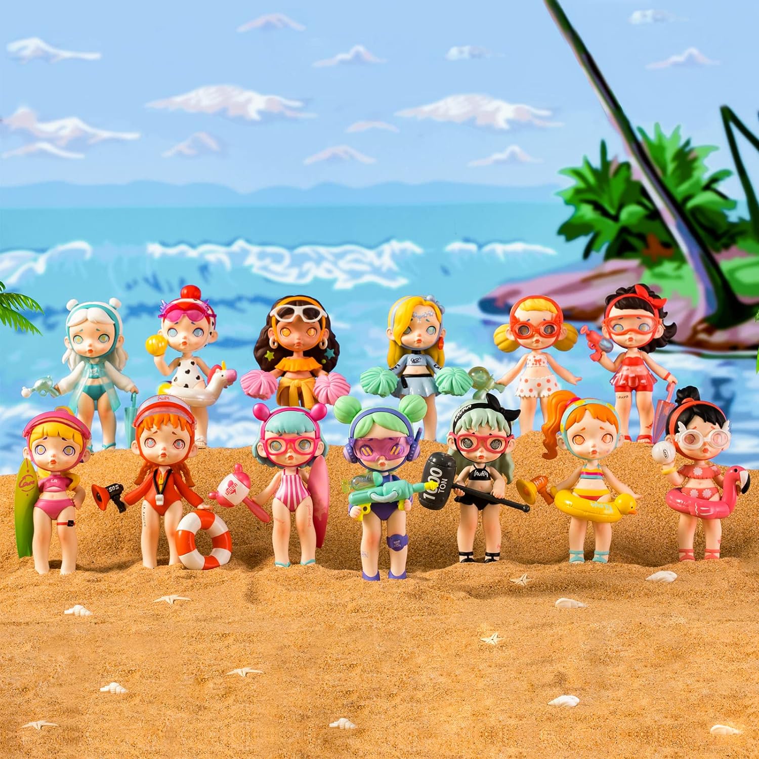 2025 12-Pack Blind Box, Fashion Trendsetters Series Cute Blind Box Action Figures Popular Collectible Toys Birthday Halloween Christmas Gifts