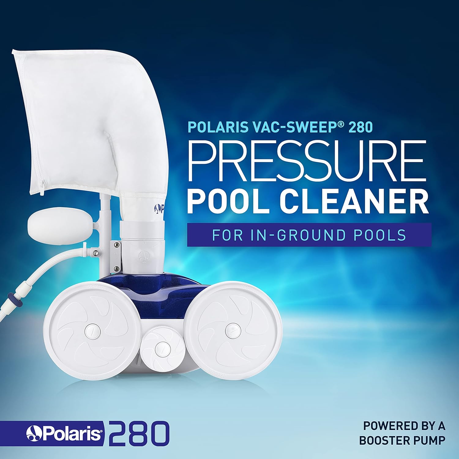 Vac-Sweep 280 Pressure-Side Pool Cleaner with Hose