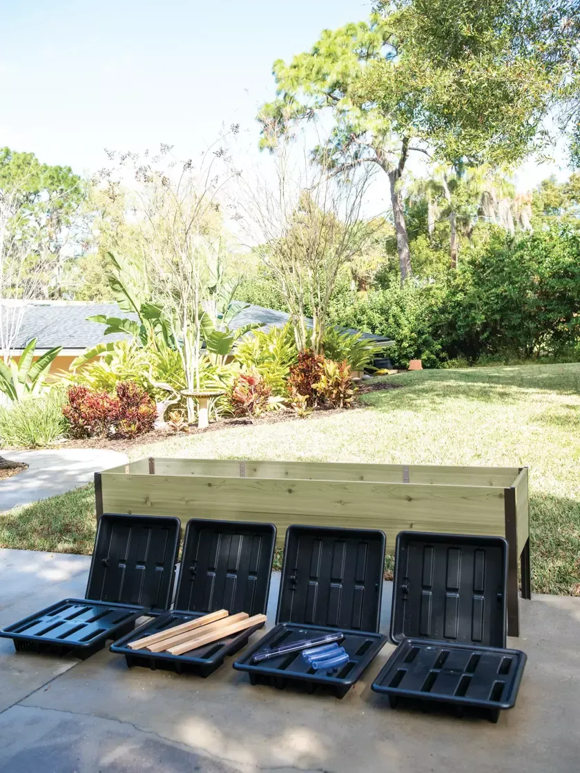 🎍Heavy Duty Standing Garden Planters for Outdoor❤️(2' x 8' )