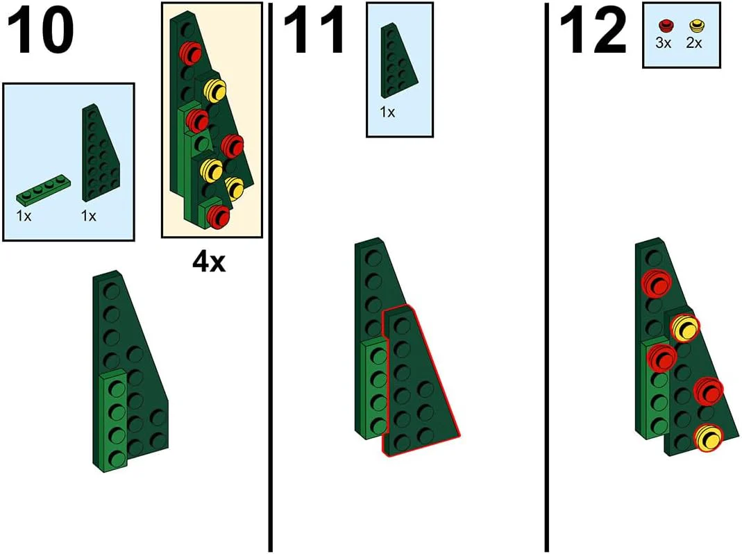 2025 Christmas Country Church Building Kit, MOC-147549 Winter Modular Building Blocks Christmas House Building Block Building Toy (1769 Pieces)