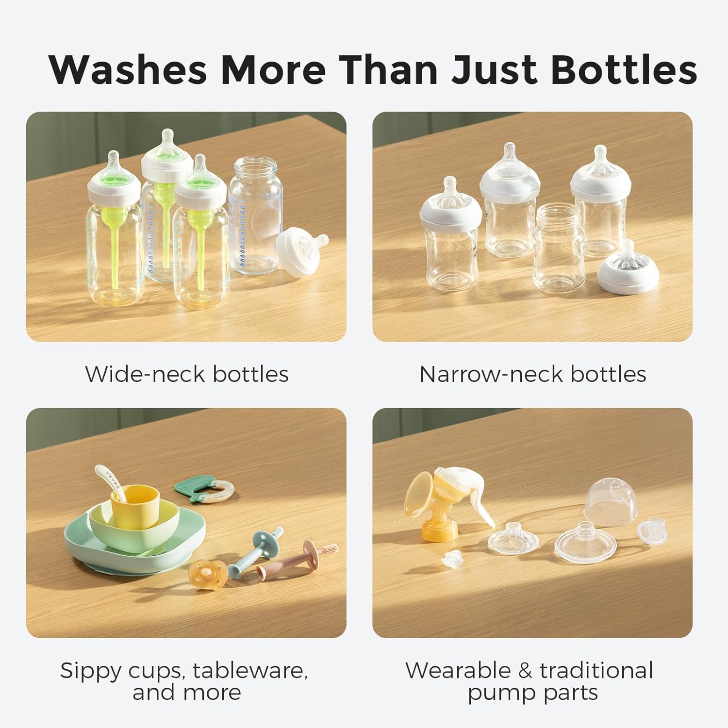 Momcozy KleanPal Pro Baby Bottle Washer, Sterilizer & Dryer - All-in-One Cleaning Machine for Bottles, Pump Parts & Baby Essentials