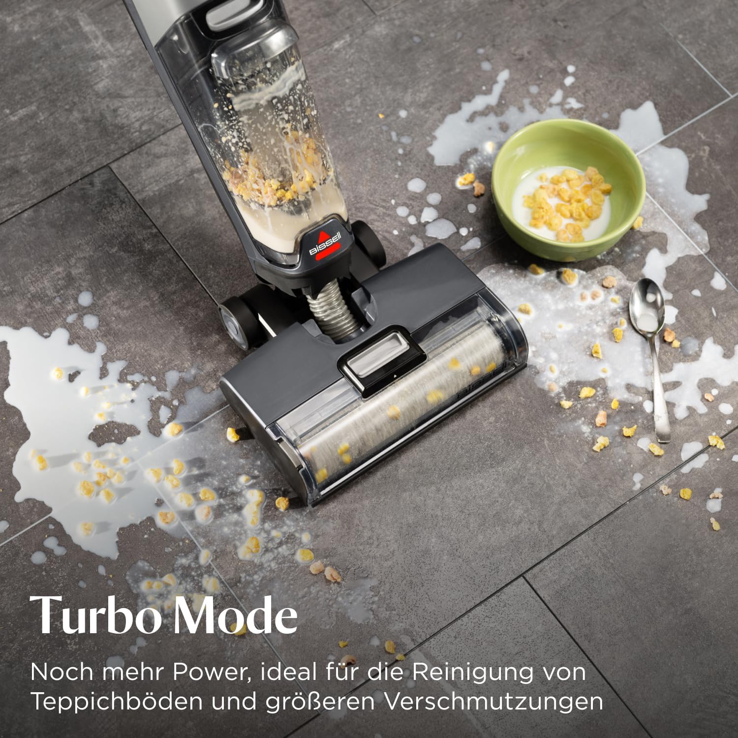 BISSELL CrossWave OmniForce, Kabelloser Nass Trockensauger, Saugen & Wischen in Einem oder nur Saugen Modus, Nasssauger mit Hoher Leistung, Waschsauger, Saugwisher, 240m Mehrflchenreinigung, 3912N