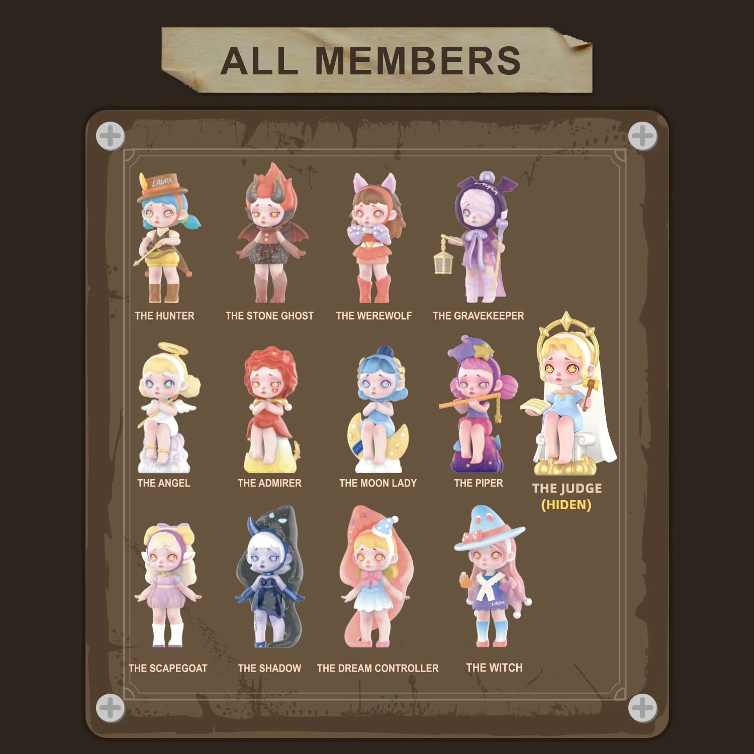 2025 12-Pack Blind Box, Fashion Trendsetters Series Cute Blind Box Action Figures Popular Collectible Toys Birthday Halloween Christmas Gifts