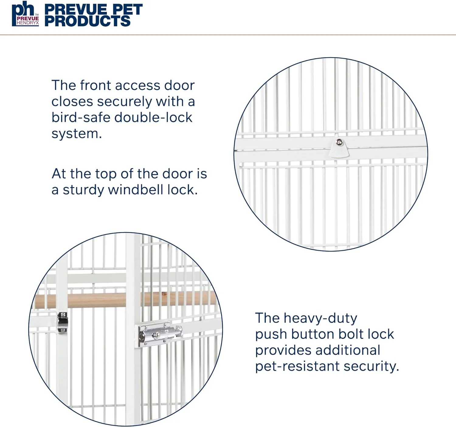 2025 Pet Products Wrought Iron Select Bird Cage 3154C, Chalk White, 36-Inch by 24-Inch by 66-Inch