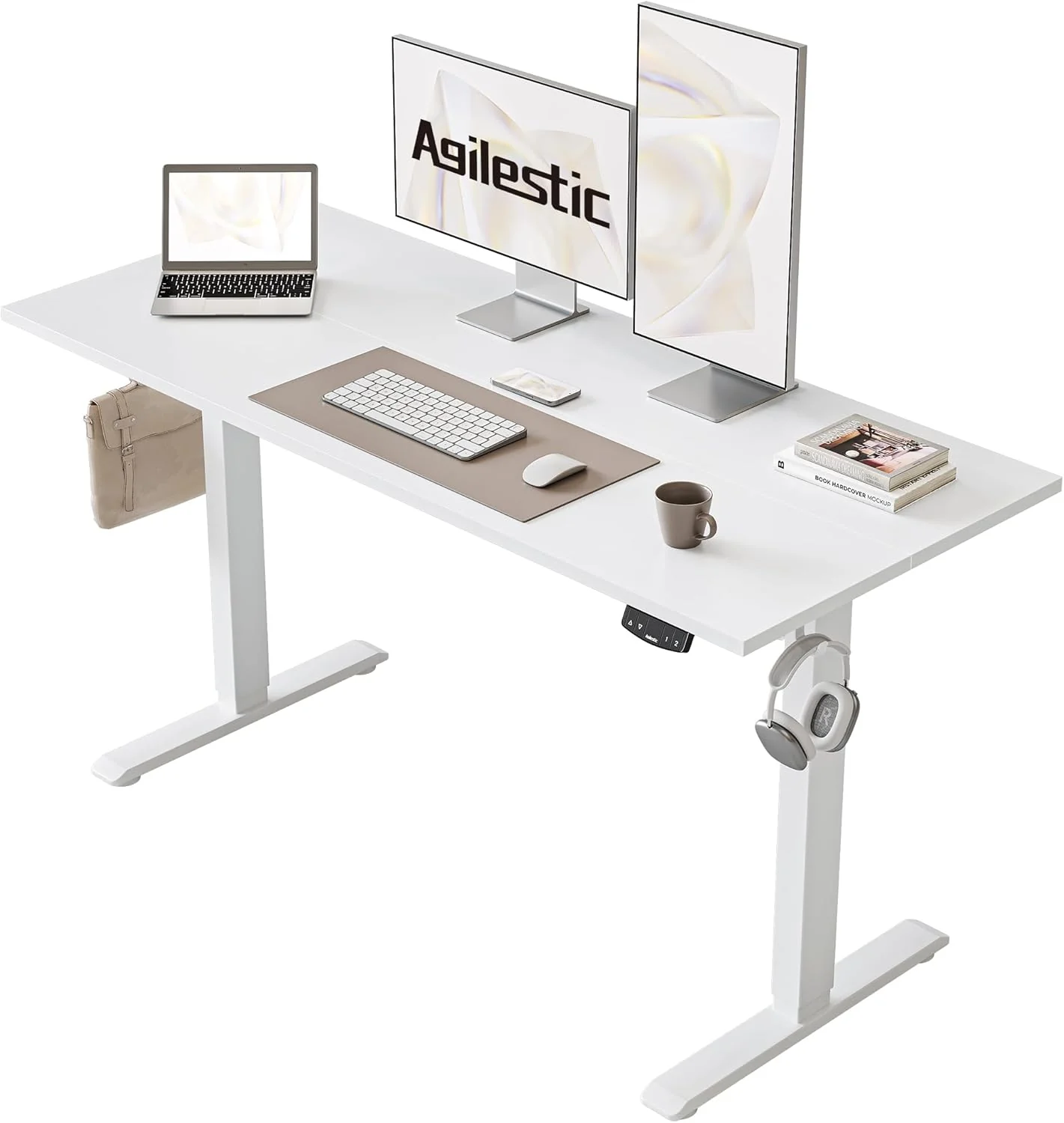 Electric Standing Desk 48 x 24 Inches Height Adjustable Desk