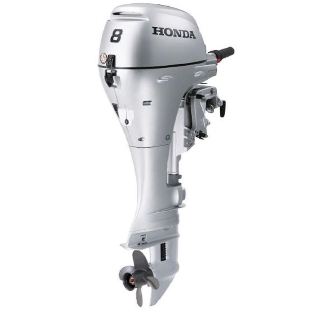 2025 8 HP 4-Stroke Outboard Motor with Throttle Grip and Power Tilt