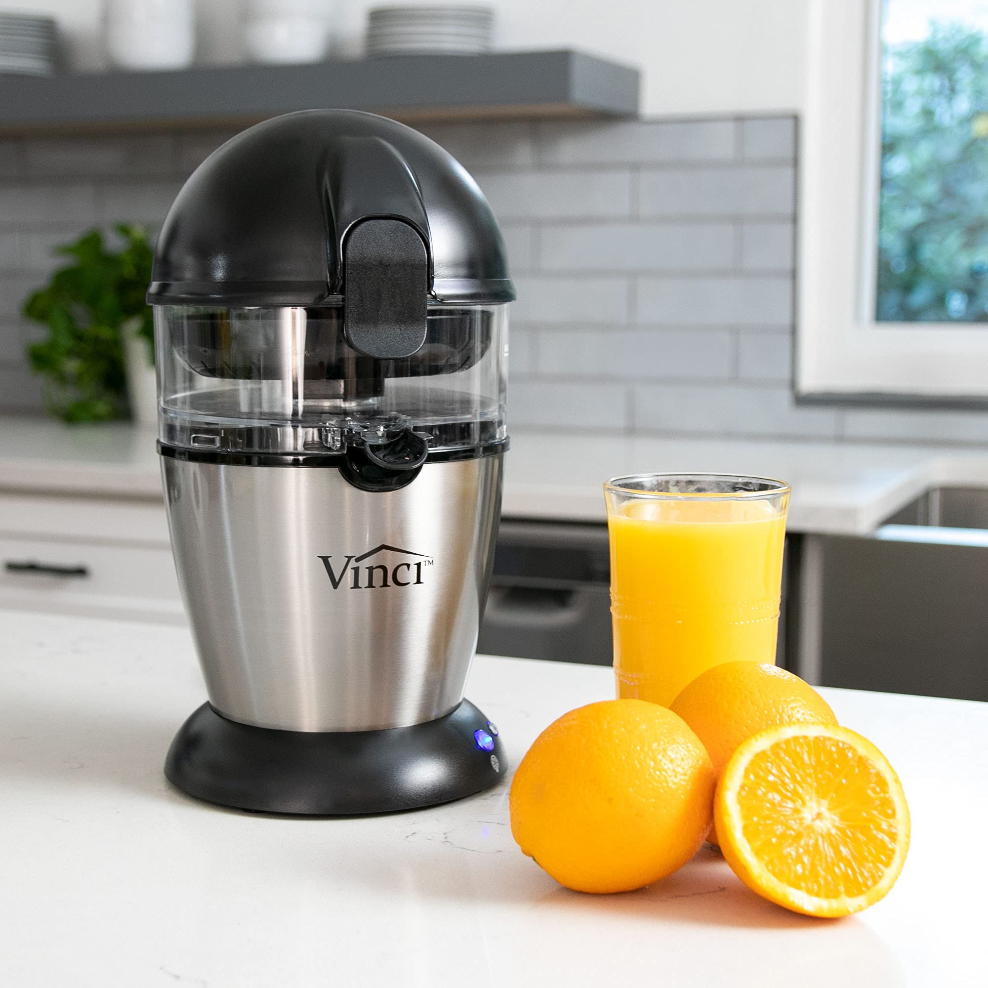 Vinci Hands Free Electric Citrus Juicer, 1-Button Juicer Machine
