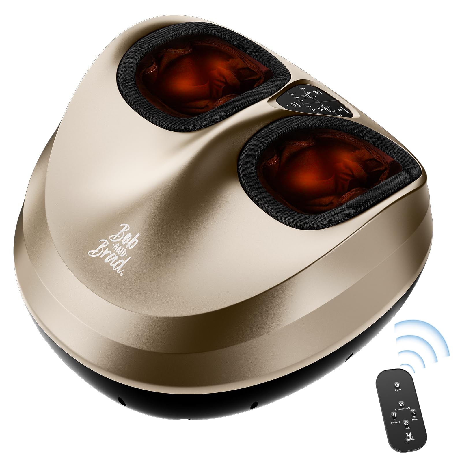 BOB AND BRAD Foot Massager Machine with Heat and Remote