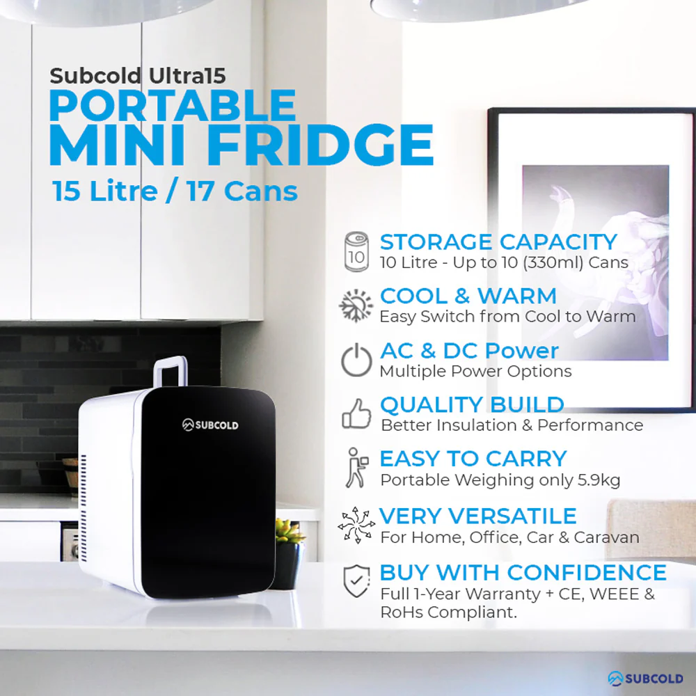 2025 Subcold Ultra 15L Mini Fridge