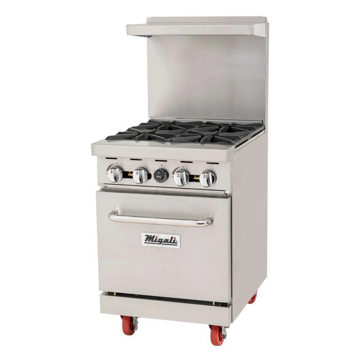 2025 24" Wide, 4 Burner Natural Gas Range