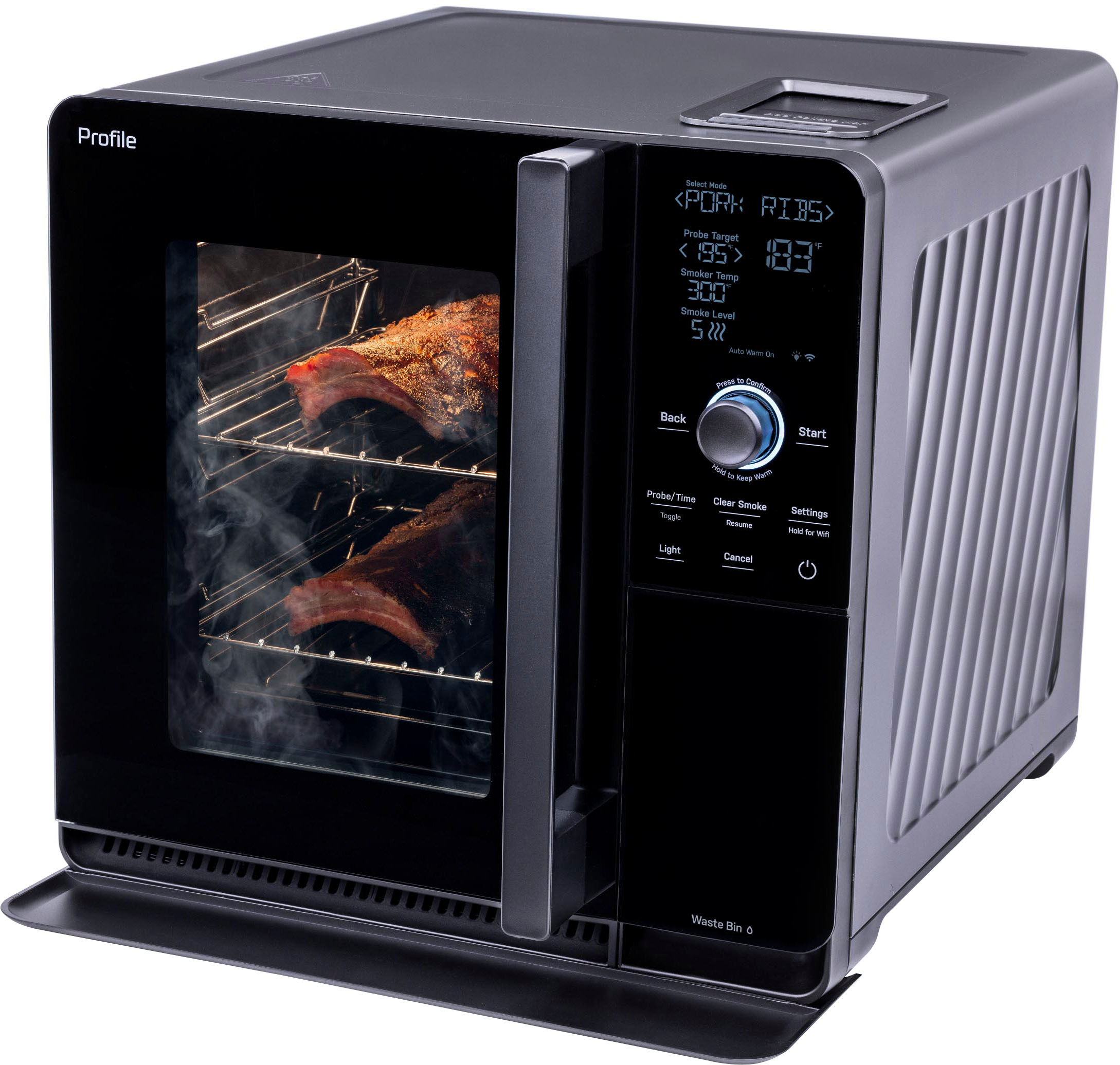 2025 GE Profile – Smart Indoor Smoker – Black