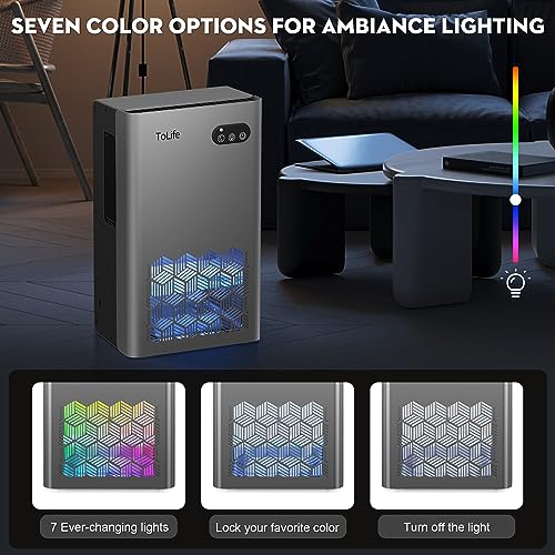 ToLife Dehumidifiers for Room, 95 OZ Water Tank, Dehumidifiers for Basement, Home