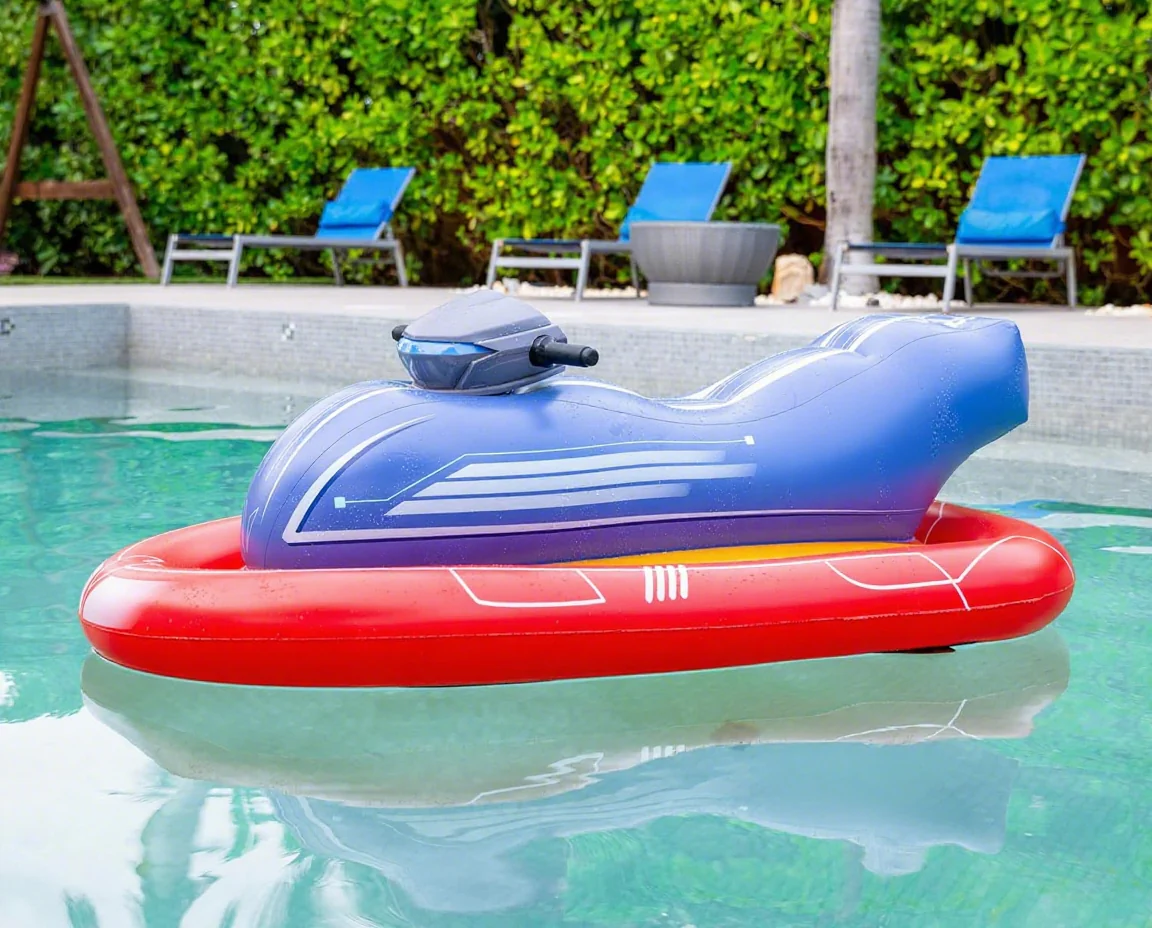 12V Motorized Inflatable Ride-On Watercraft Pool Float - Perfect for The Pool or Lake! Best, Most Advanced and Fastest Model Ever