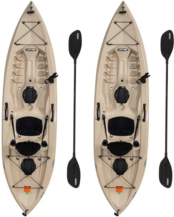 2025 Lifetime 90806 Tamarack Angler 100 Fishing Kayak C 2 Pack (Paddles Included)