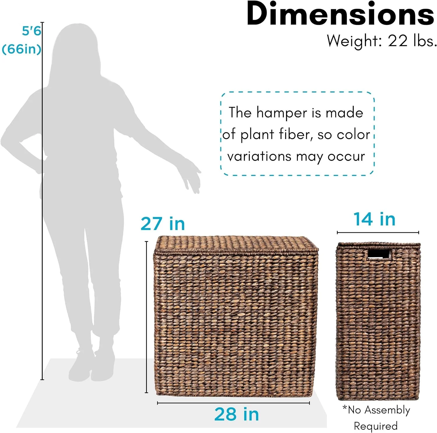 2025 Extra large split gift basket with lining