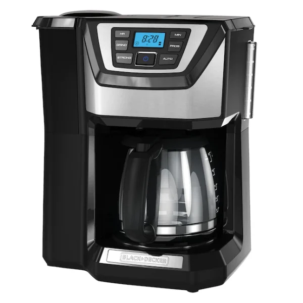 12-Cup Black/Stainless Residential Drip Coffee Maker